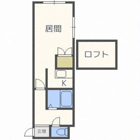 レオパレス北３４条第１の物件間取画像